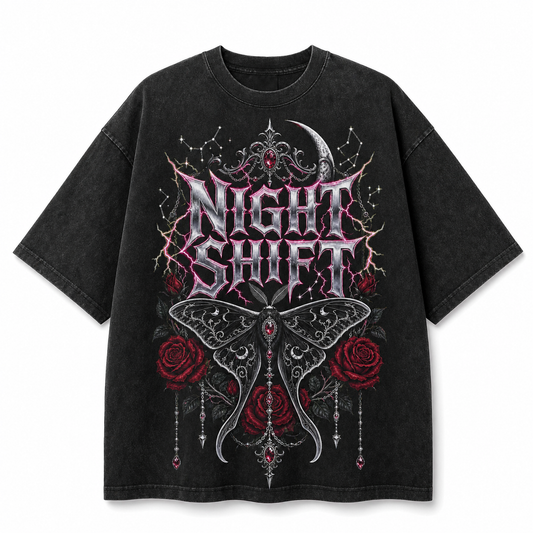 Night Shift Luna Moth Tee