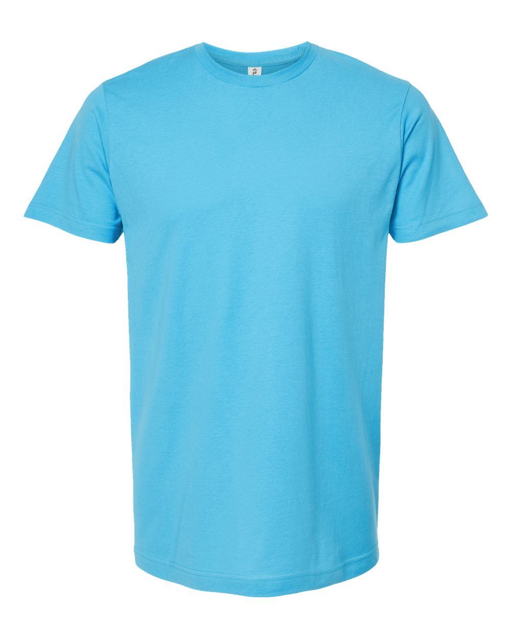 Tultex 202 Unisex Fine Jersey T-Shirt in Aqua