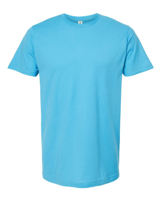 Tultex 202 Unisex Fine Jersey T-Shirt – Blank — Aqua