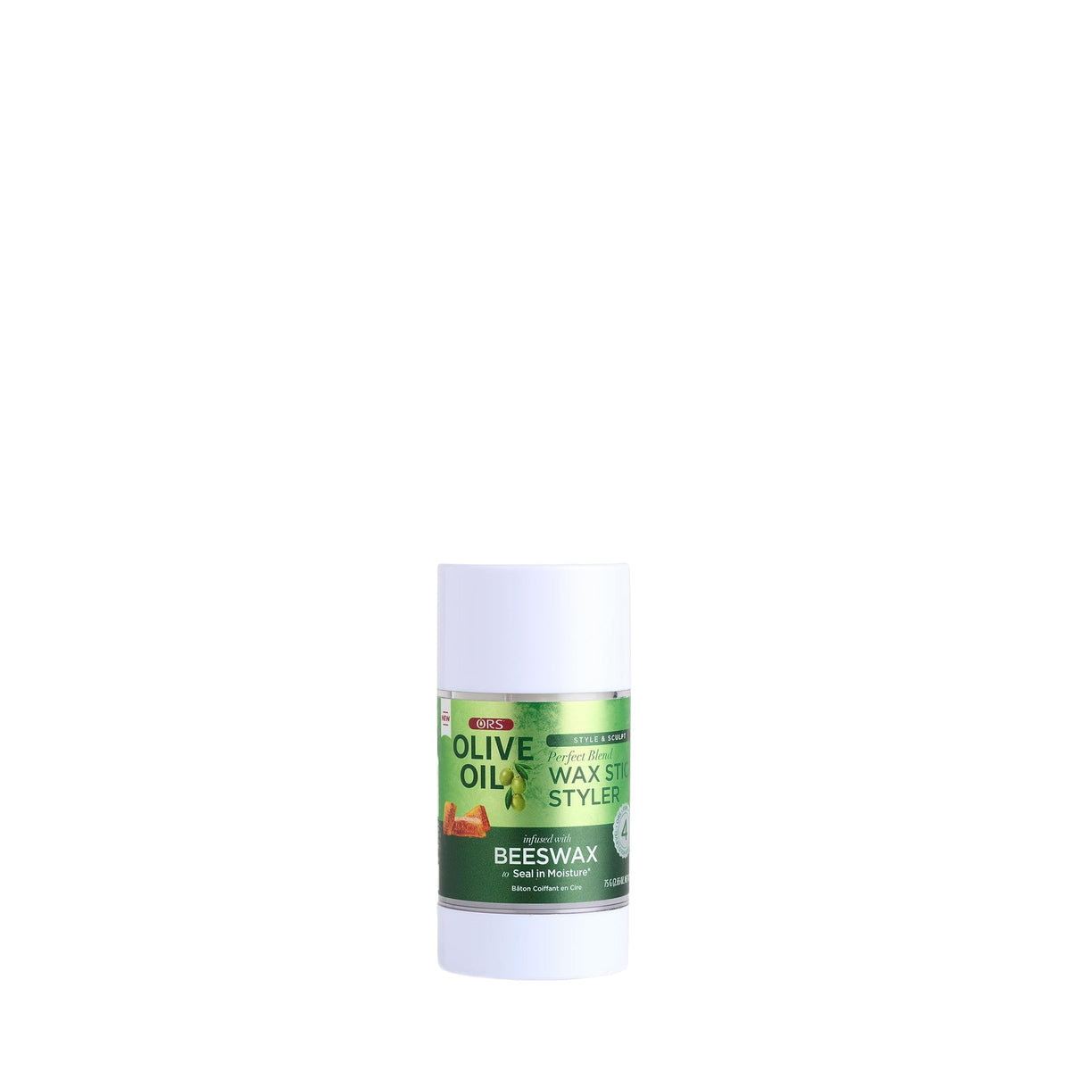 ORS Olive Oil Style and Sculpt Perfect Blend Wax Stick Styler 2.6 oz on white background