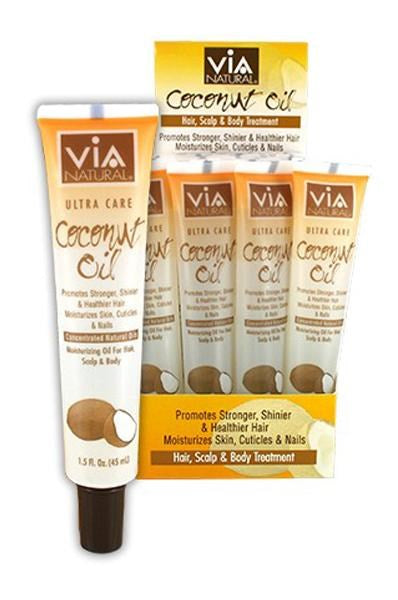 VIA Natural Ultra Care Oil Treatment – 1.5 oz – Coconut product image