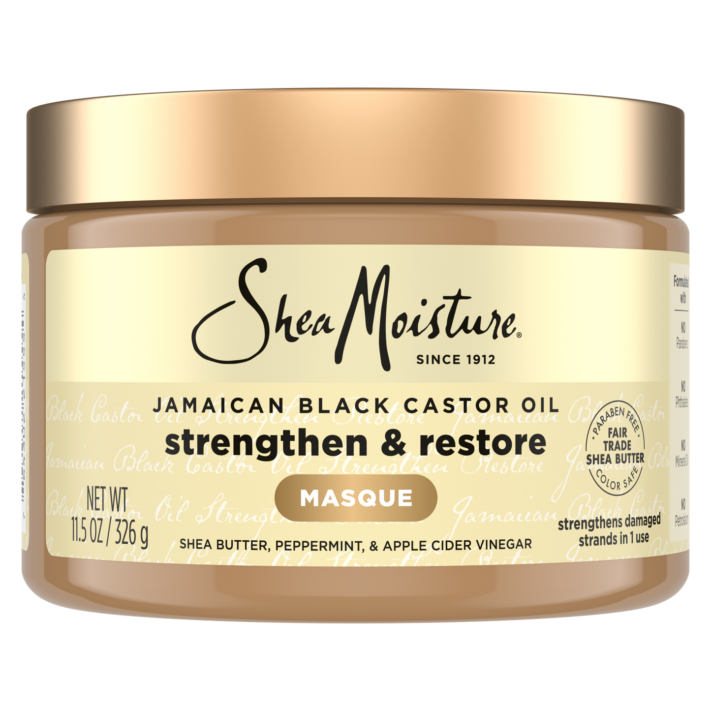 SheaMoisture Jamaican Black Castor Oil Strengthen & Restore Treatment Masque – 11.5 oz product image