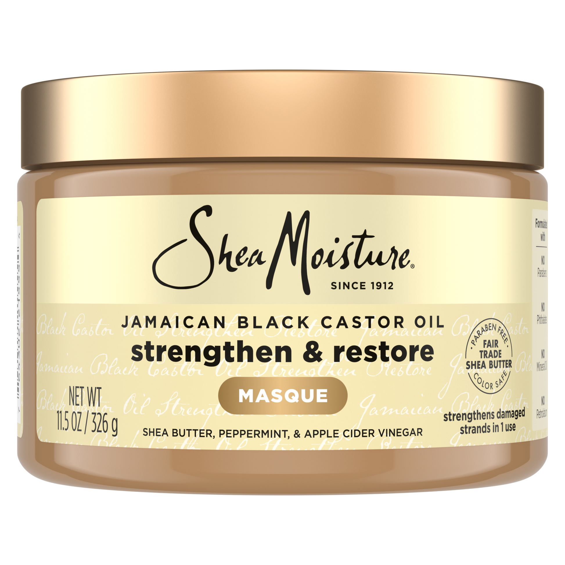 SheaMoisture Jamaican Black Castor Oil Strengthen & Restore Treatment Masque – 11.5 oz product image