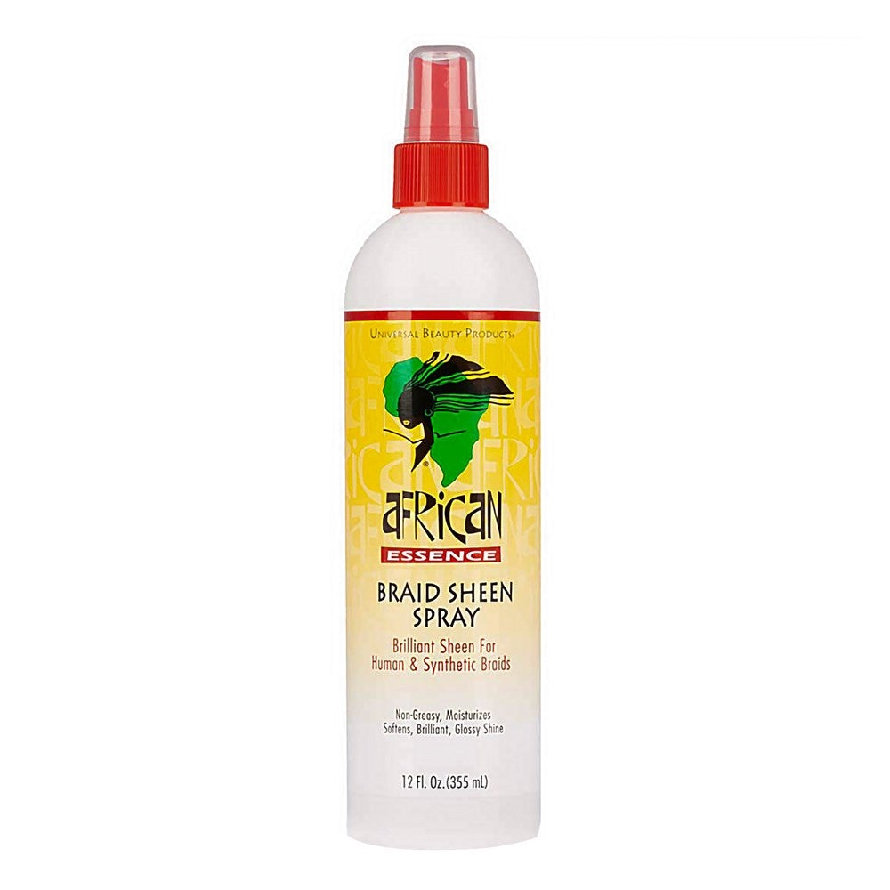 African Essence Braid Sheen Spray – 12 oz