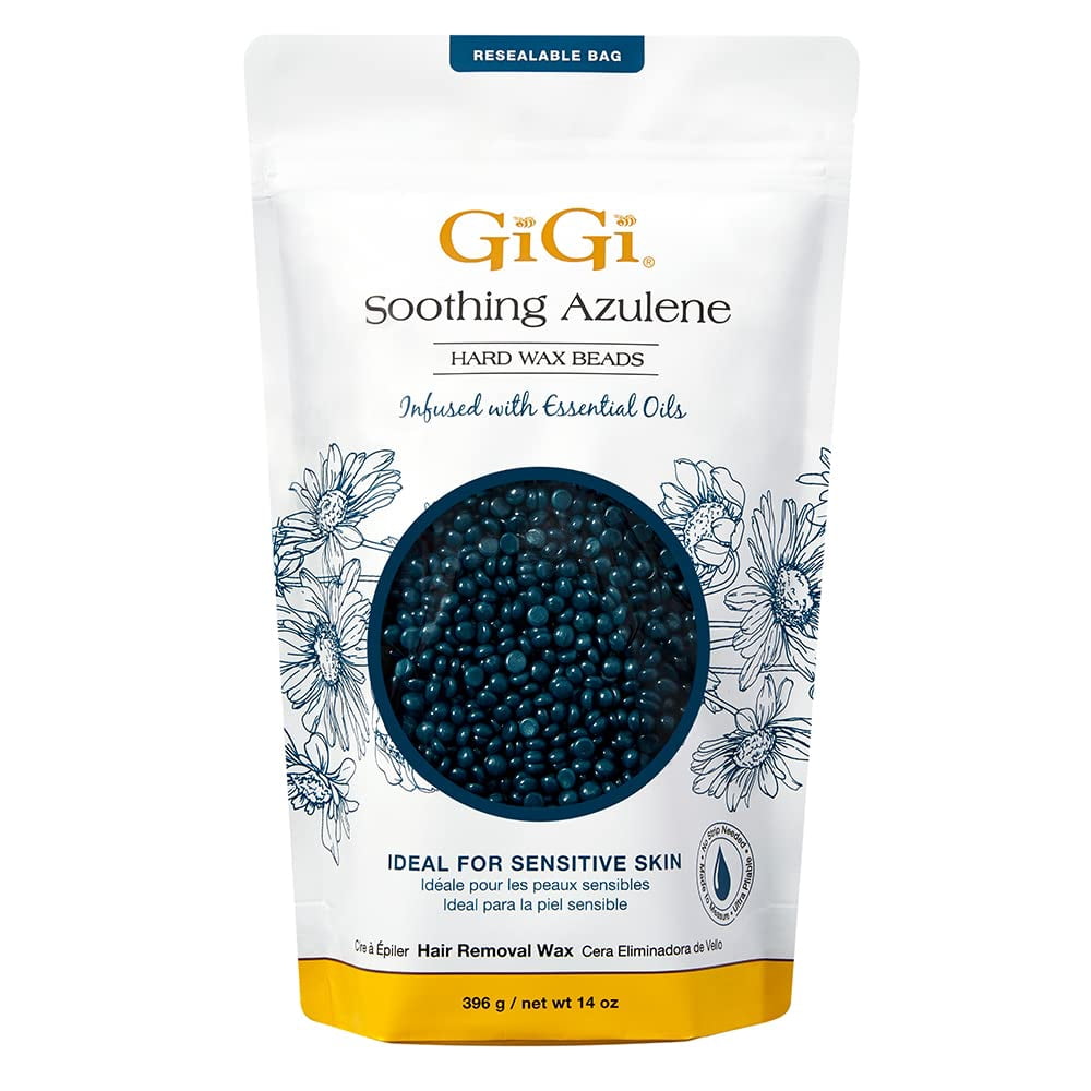 GiGi Hard Wax Beads – 14 oz – Soothing Azulene product image