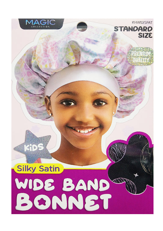 Magic Collection Kids Silky Satin Wide Bonnet – Assorted product image