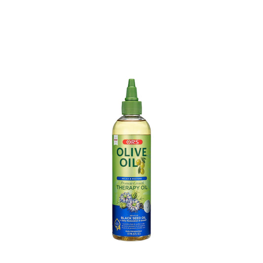 ORS Olive Oil Relax and Restore Therapy Oil 6 oz applicator bottle on white background