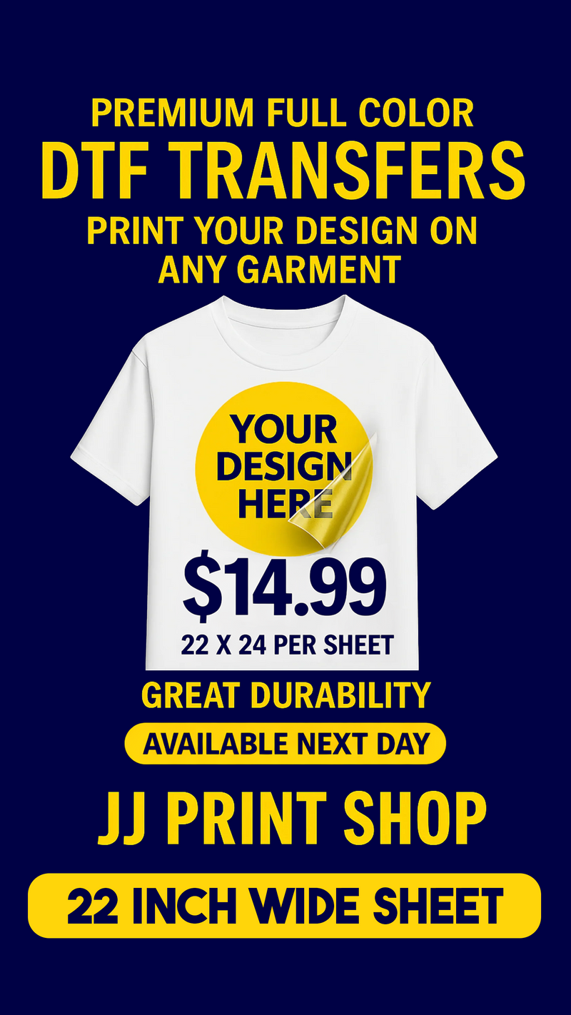 Build Your Own DTF Gang Sheet – 22″ (Next-Day Available)