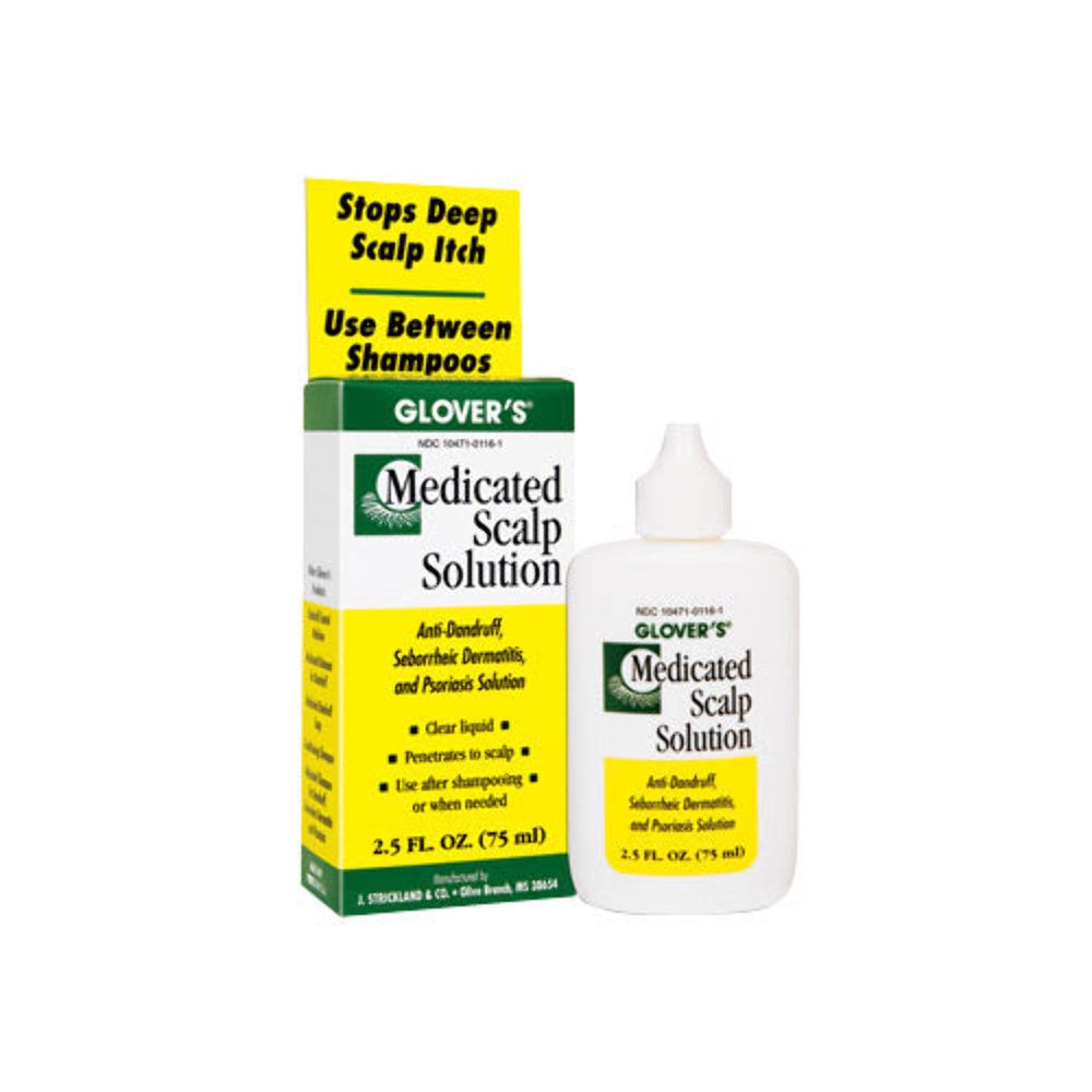 Glover's Medicated Scalp Solution – 2.5 oz product image