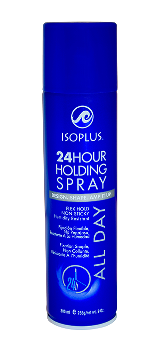 Isoplus 24-Hour Holding Spray Extra Hold 9 oz can on white background