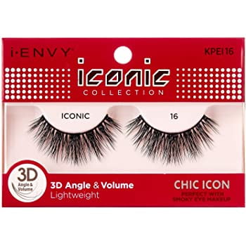 i-ENVY 3D Collection Strip Lashes – Chic 16 – one retail unit