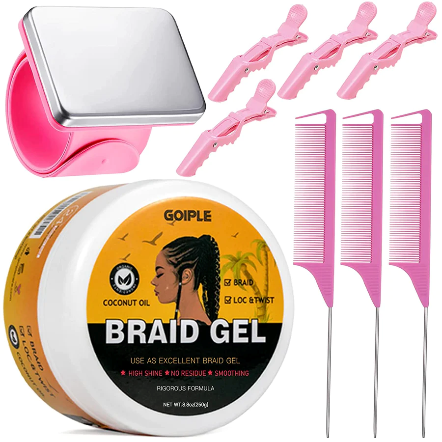 GOIPLE Braid Gel – Extra Hold – Sweet Peach – 8.8 oz product image