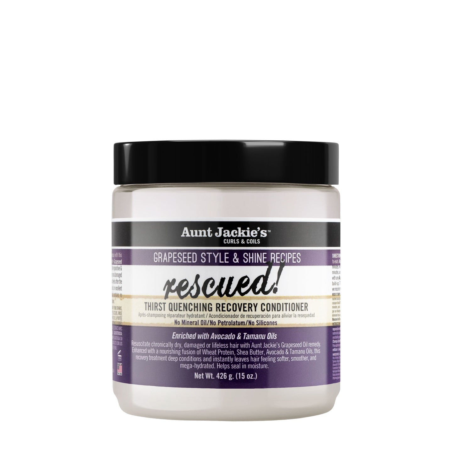 Aunt Jackie's Grapeseed Rescued Recovery Conditioner – 15 oz product image