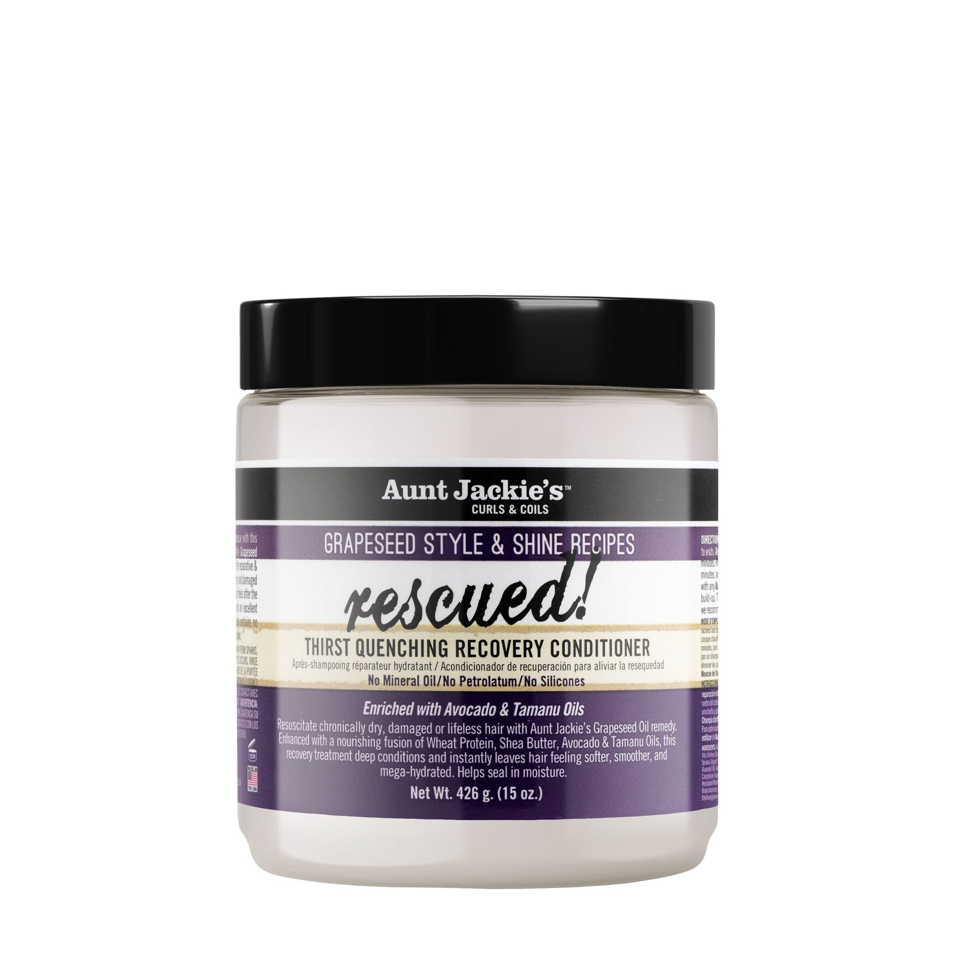 Aunt Jackie's Grapeseed Rescued Recovery Conditioner – 15 oz product image