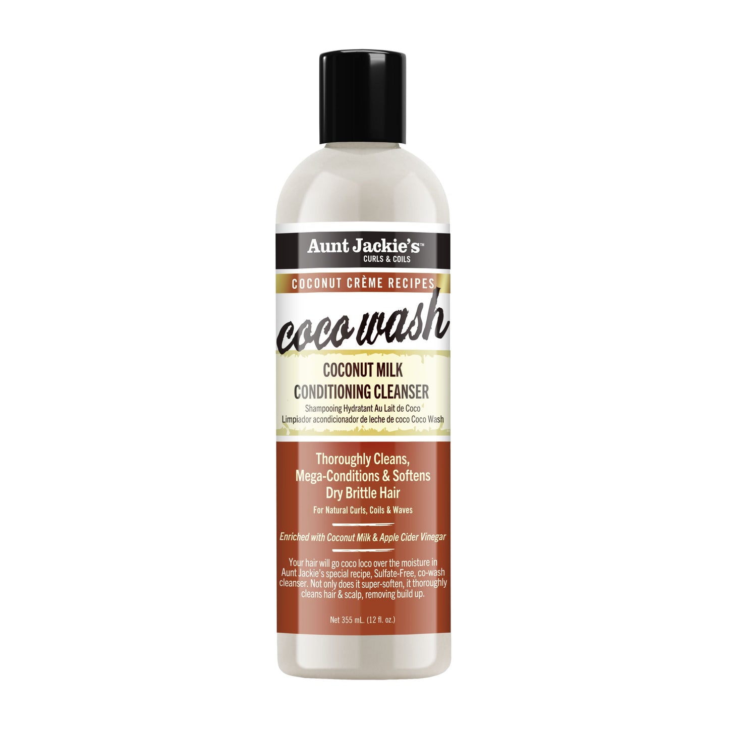 Aunt Jackie's Coconut Crème Coco Wash – 12 oz product image