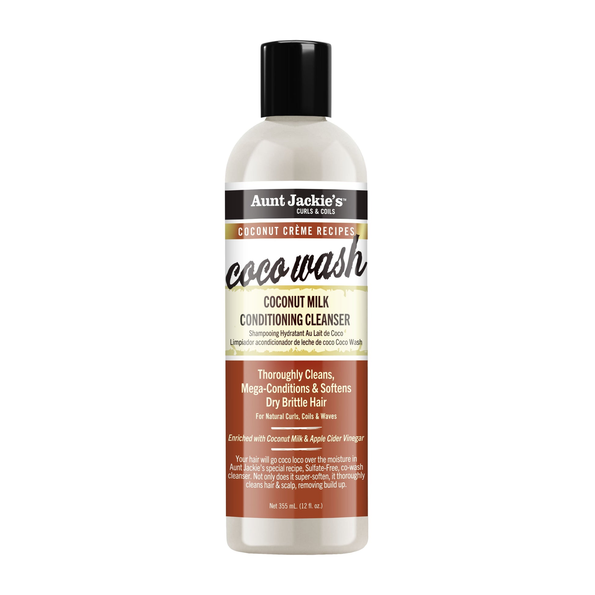 Aunt Jackie's Coconut Crème Coco Wash – 12 oz product image