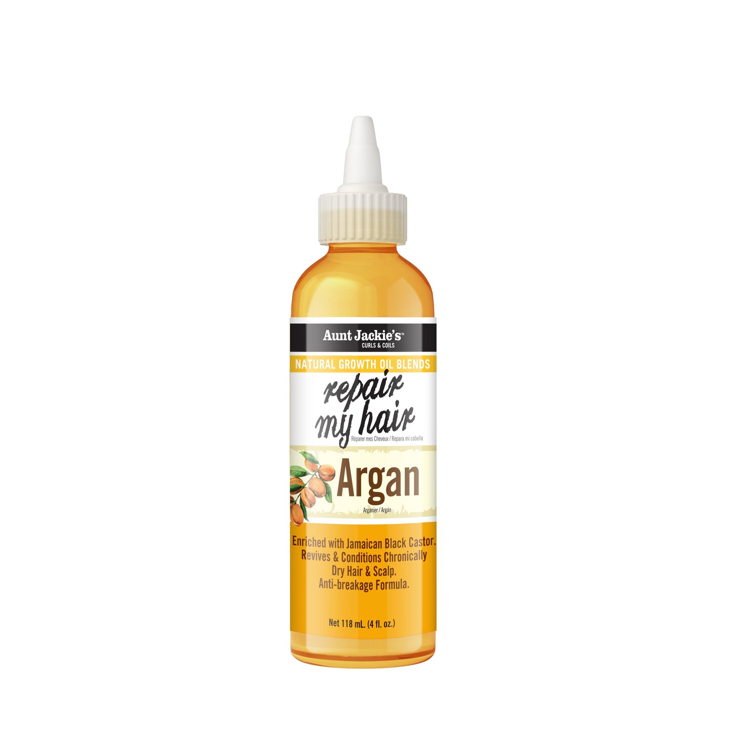 Aunt Jackie's Natural Growth Oil Blend – 4 oz – Repair My Hair – Argan product image