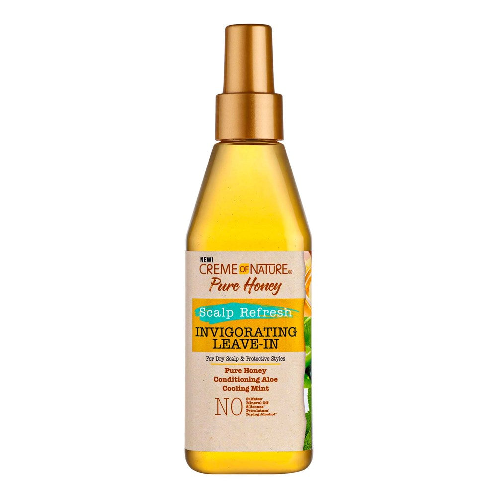 Crème of Nature Pure Honey Scalp Refresh Invigorating Leave-In Scalp Moisturizer – 8 oz product image