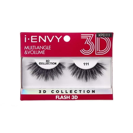 i-ENVY 3D Collection Strip Lashes – Flash 111 – one retail unit