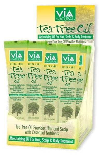 VIA Natural Ultra Care Oil Treatment – 1.5 oz – Tea Tree product image