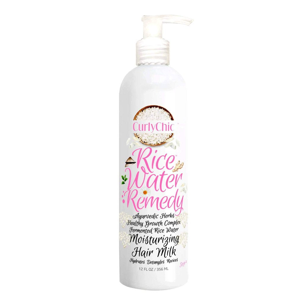 CurlyChic Rice Water Remedy Moisturizing Hair Milk – 8 oz product image