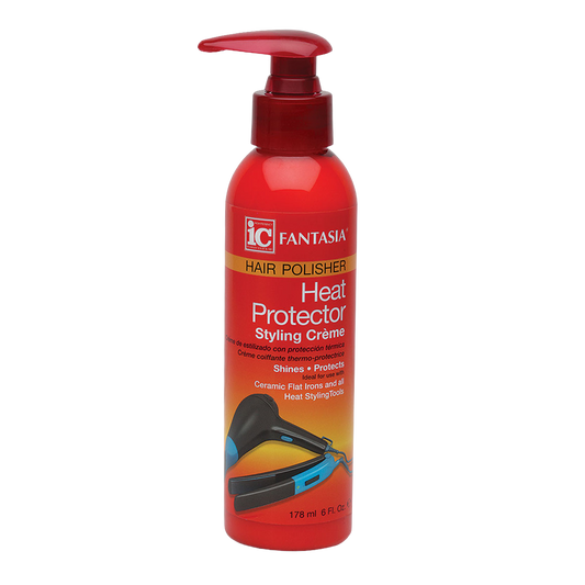 Fantasia IC Heat Protector Styling Crème Pump 6 oz bottle on white background