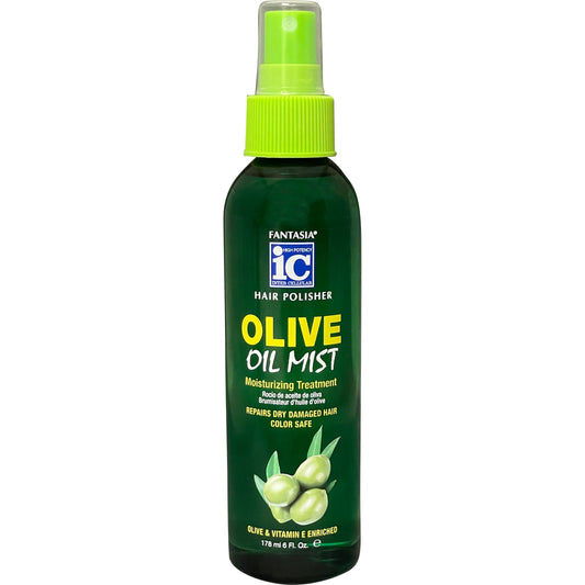 Fantasia IC Olive Oil Mist Moisturizing Treatment 6 oz can on white background