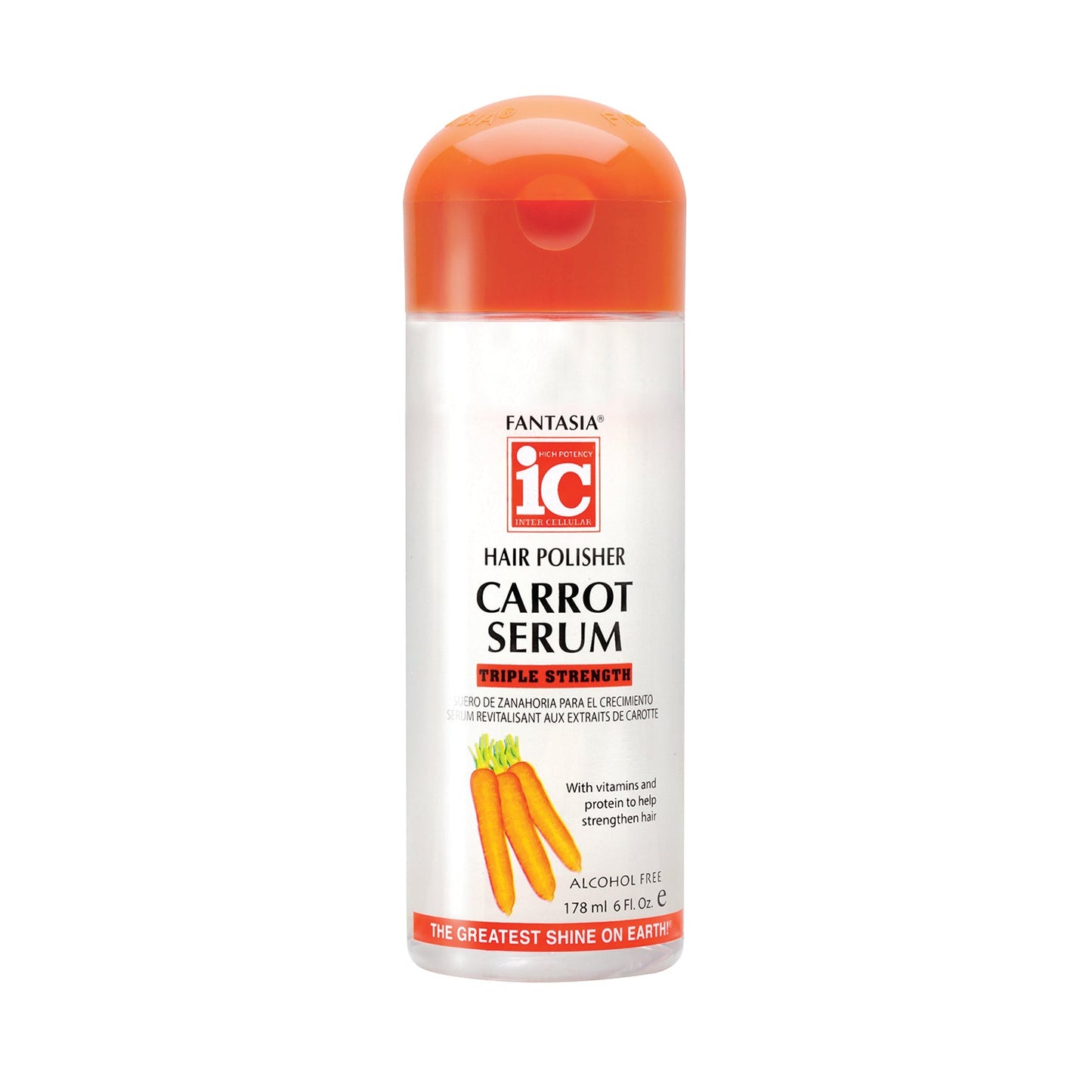 Fantasia IC Carrot Hair Polisher Serum 6 oz bottle