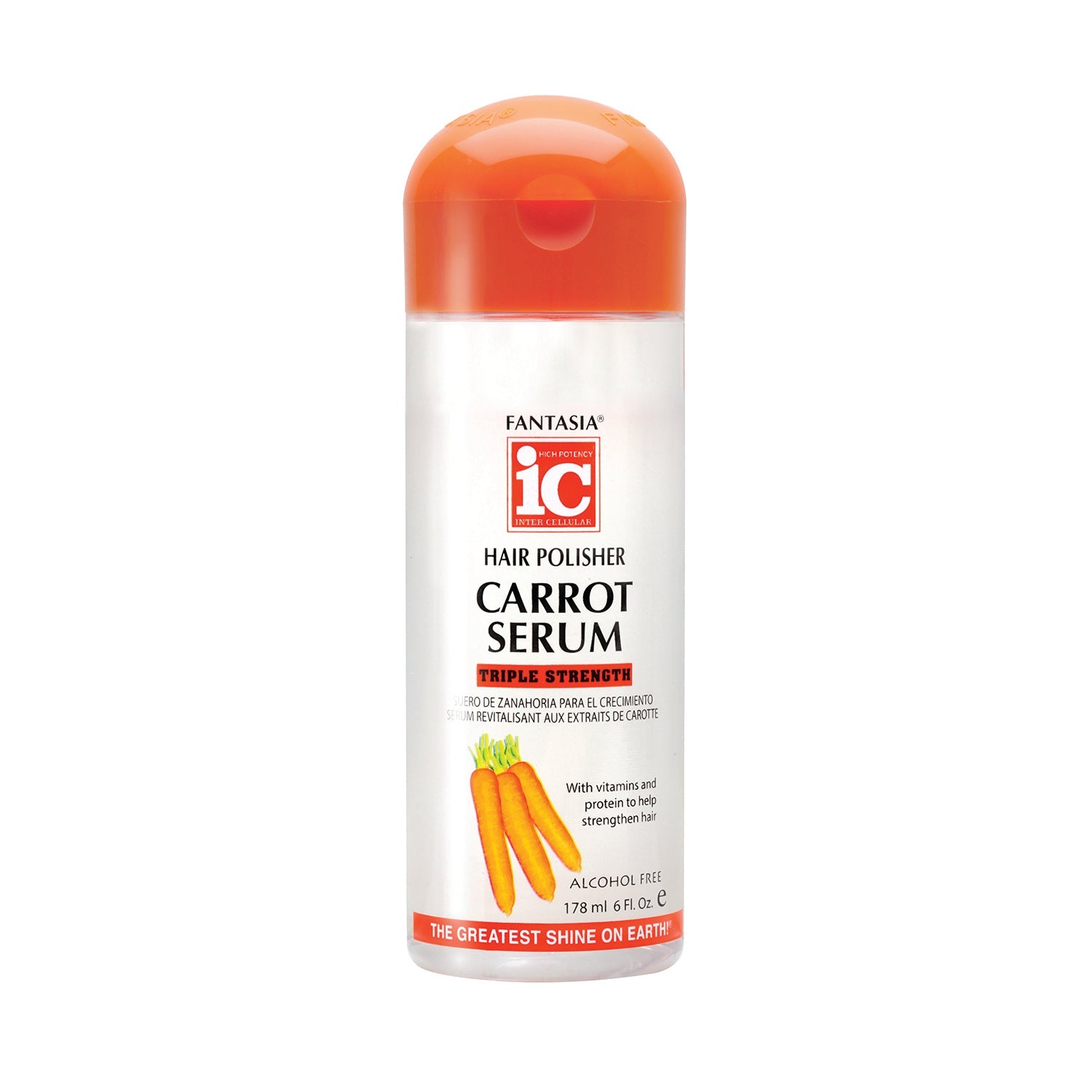 Fantasia IC Carrot Hair Polisher Serum 6 oz bottle