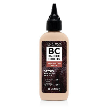 Clairol Professional Beautiful Collection 175W Wine Brown 3 oz bottle on white background