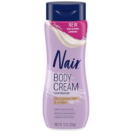 Nair Body Hair Removal Cream – Cocoa Butter & Vitamin E – 7.9 oz product image