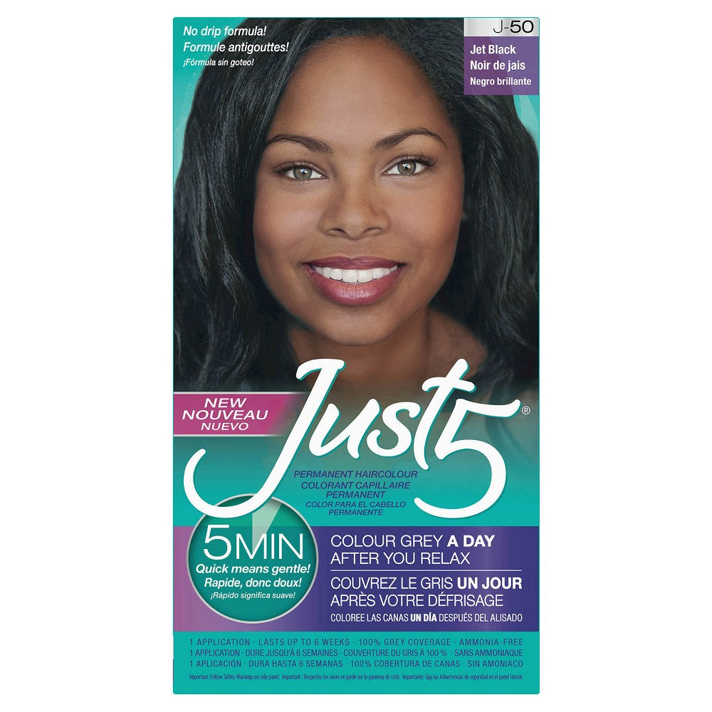 Just 5 Women's 5-Minute Permanent Hair Color – Jet Black product image