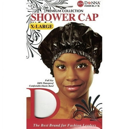 Donna Collection XL Shower Cap – Black product image