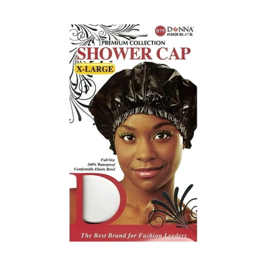 Donna Collection XL Shower Cap – Black product image