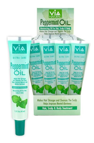 VIA Natural Ultra Care Oil Treatment – 1.5 oz – Peppermint product image