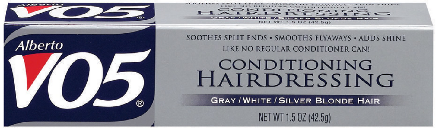 Alberto VO5 Conditioning Hairdressing – 1.5 oz – Gray / White / Silver / Blonde Hair product image