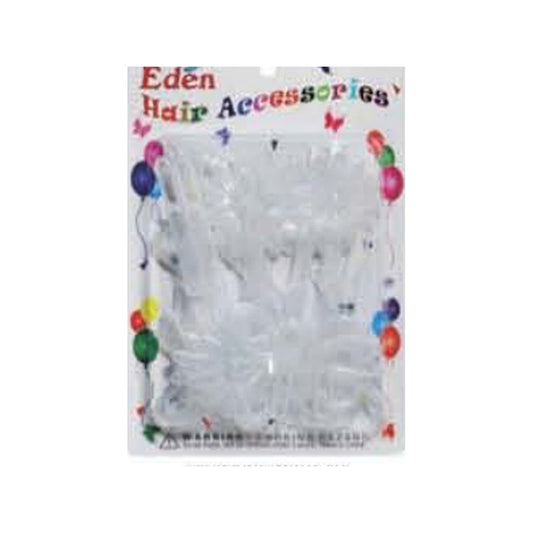 Eden Jumbo Hair Barrettes – 12 Pack — Clear