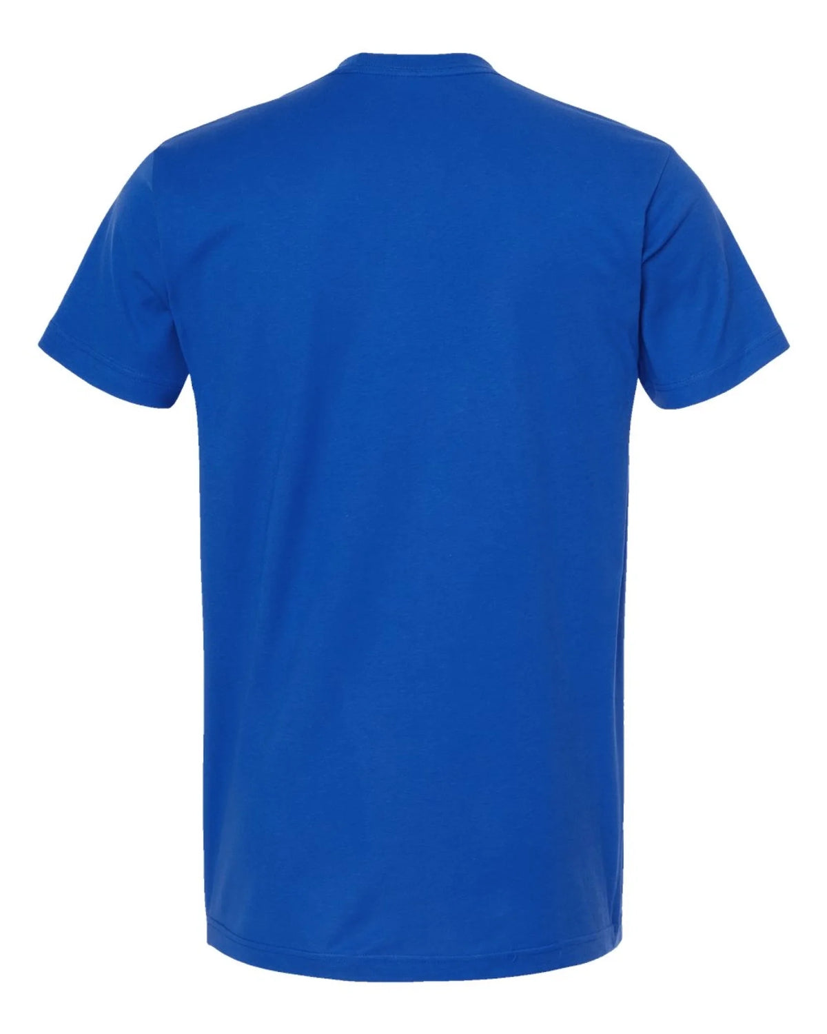 Custom Tultex 202 adult T-shirt in Royal Blue — back
