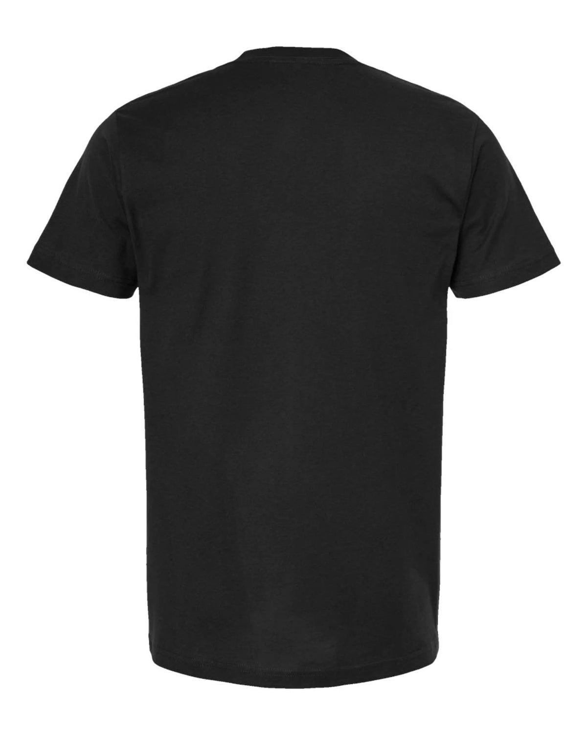 Custom Tultex 202 adult T-shirt in Black — back