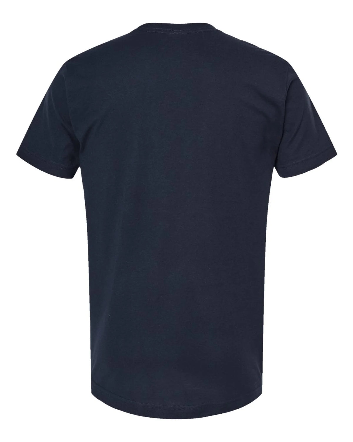 Custom Tultex 202 adult T-shirt in Navy — back