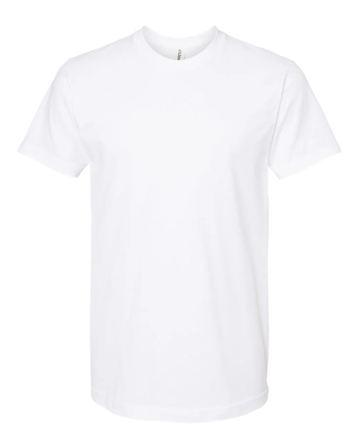 Custom Tultex 202 adult T-shirt in White — front