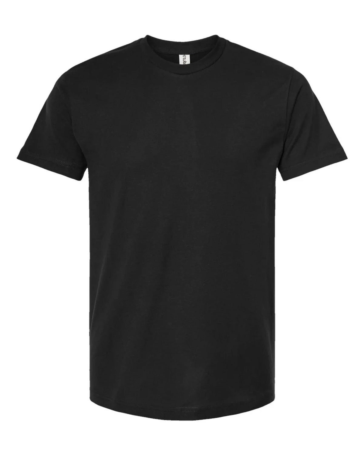 Custom Tultex 202 adult T-shirt in Black — front