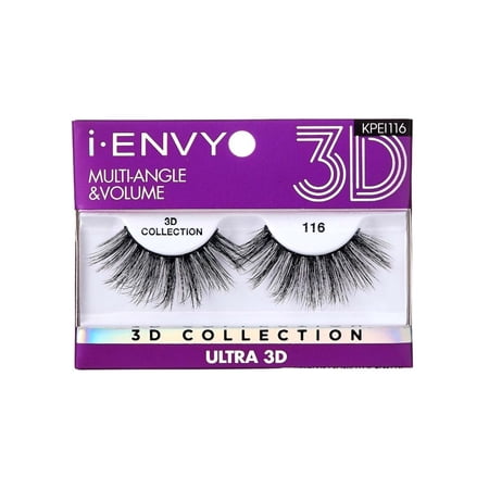 i-ENVY 3D Collection Strip Lashes – Ultra 116 – one retail unit