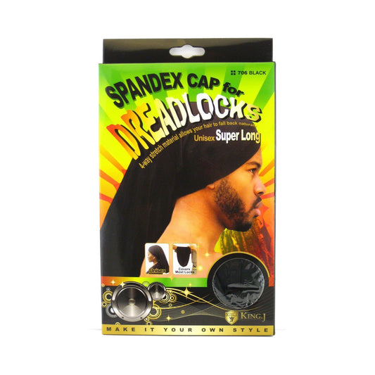 Qfitt Super Long Spandex Dreadlock Cap – Black product image