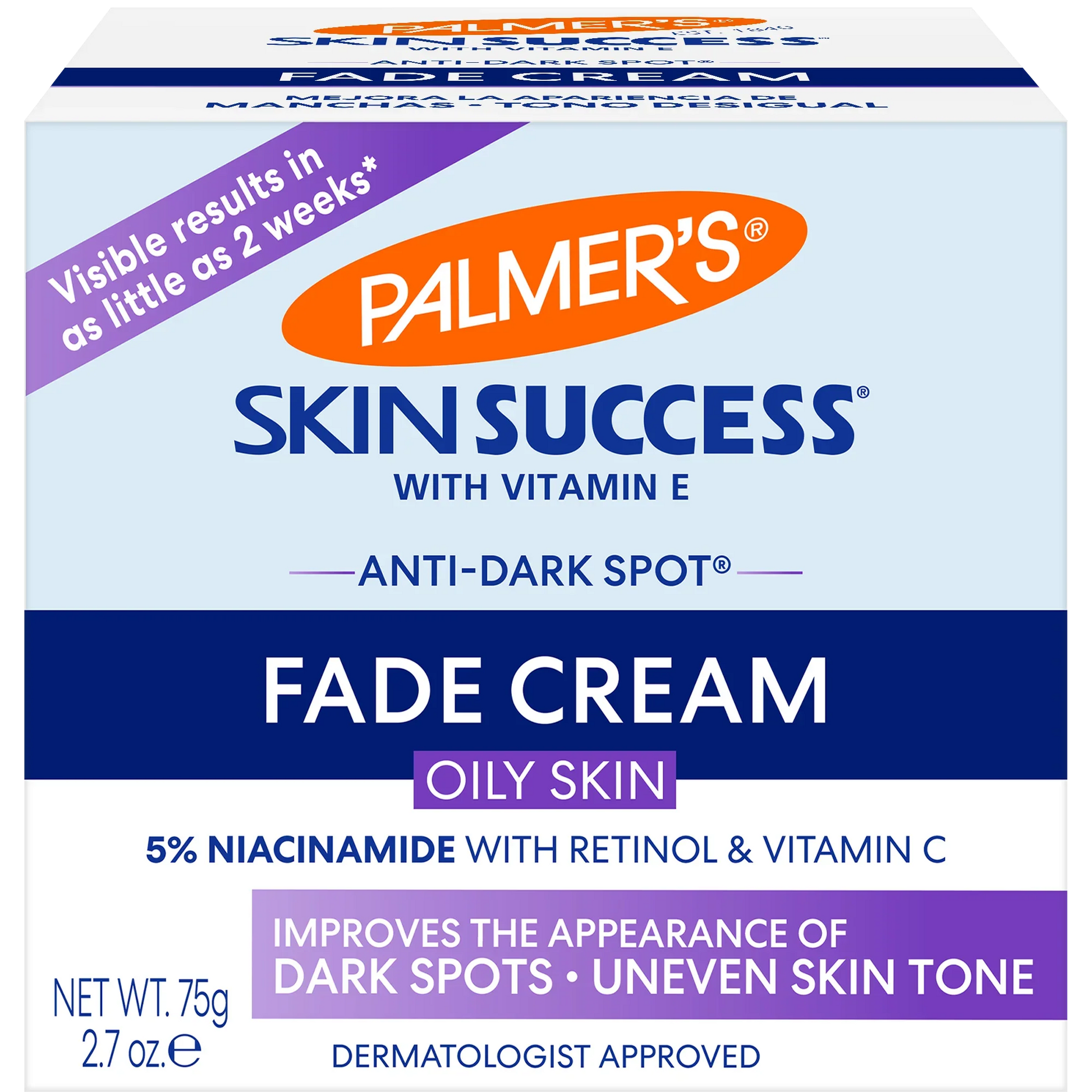 Palmer's Skin Success Anti-Dark Spot Fade Cream – Oily Skin – 2.7 oz product image