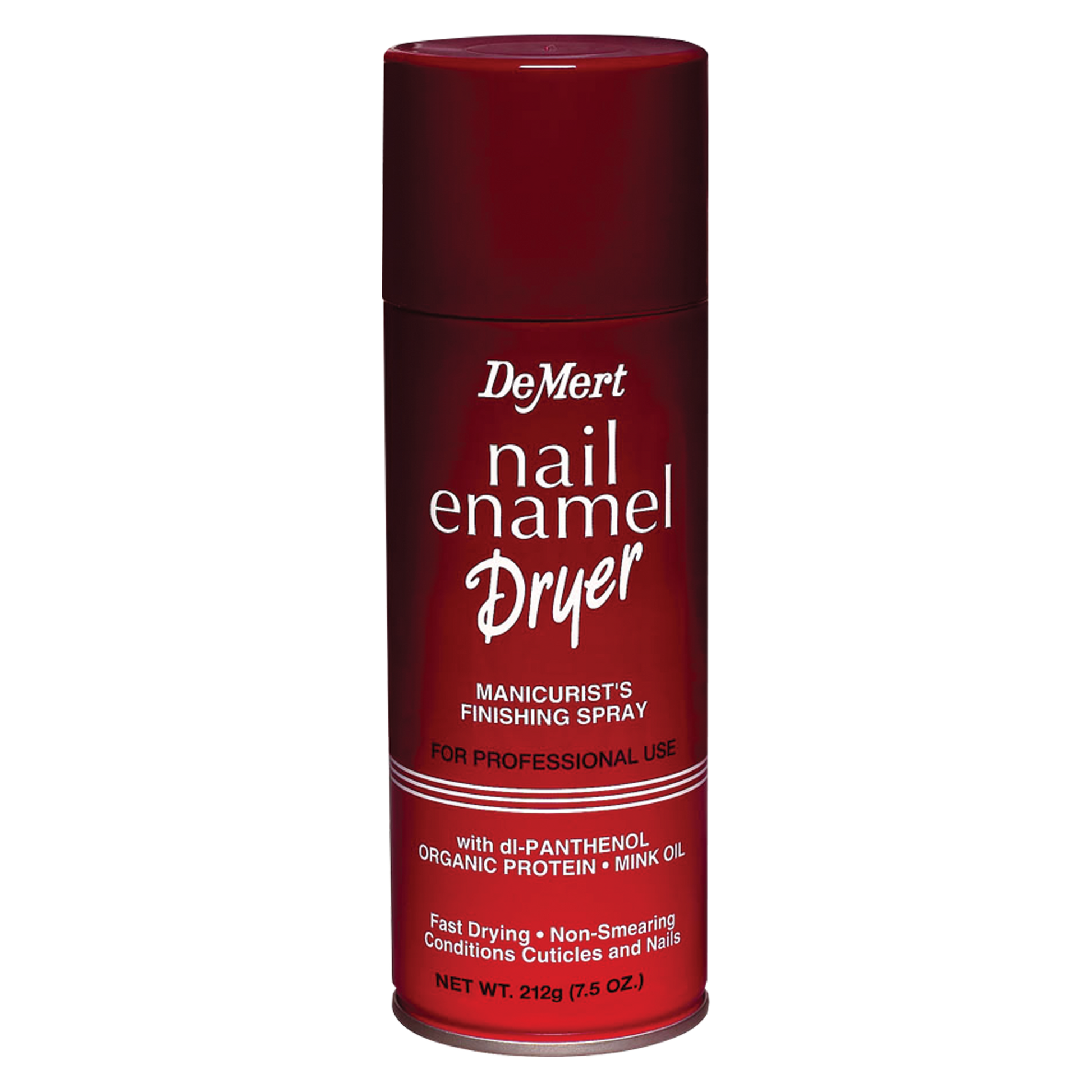 DeMert Nail Enamel Dryer – 7.5 oz single can on white background
