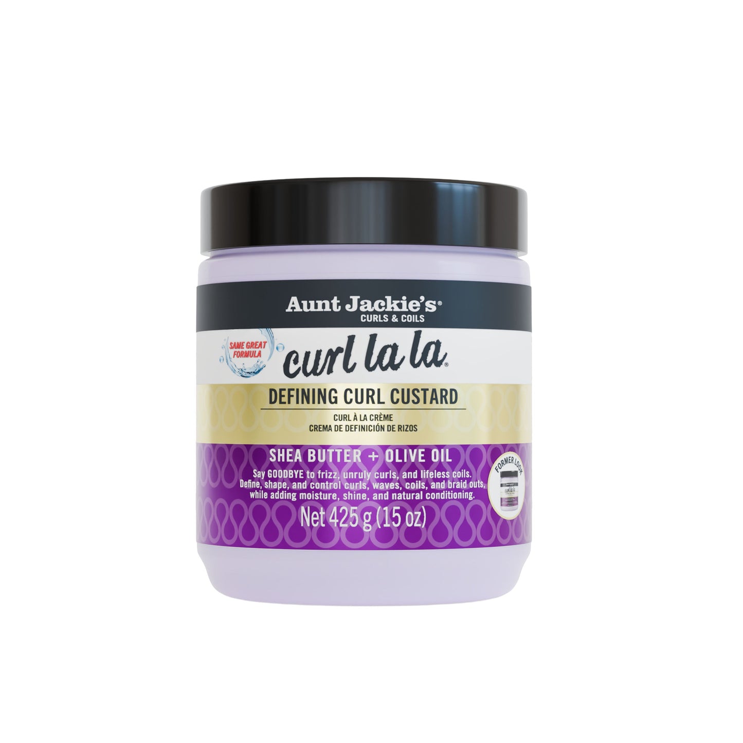 Aunt Jackie's Curl La La Defining Curl Custard – 15 oz product image