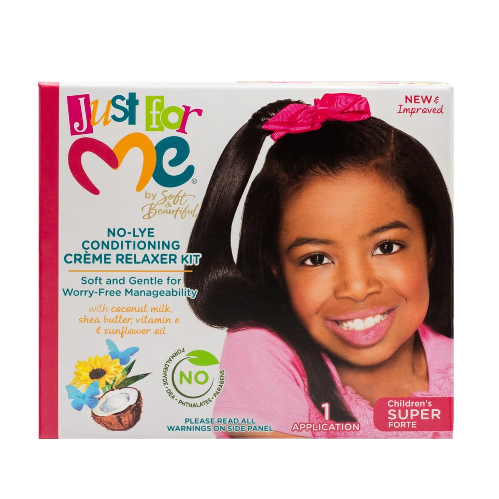 Just For Me No-Lye Conditioning Creme Relaxer Kit – Super product image