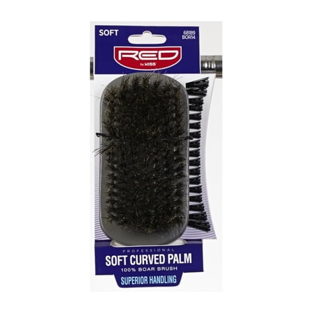 RED by KISS Professional 100% Boar Soft Curved Palm Brush product image