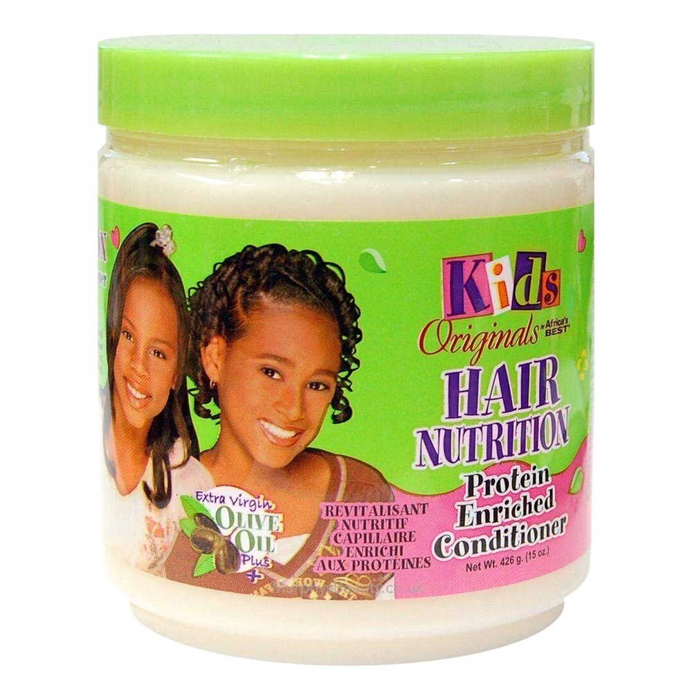 Africa's Best Kids Originals Hair Nutrition Conditioner 15 oz jar on white background